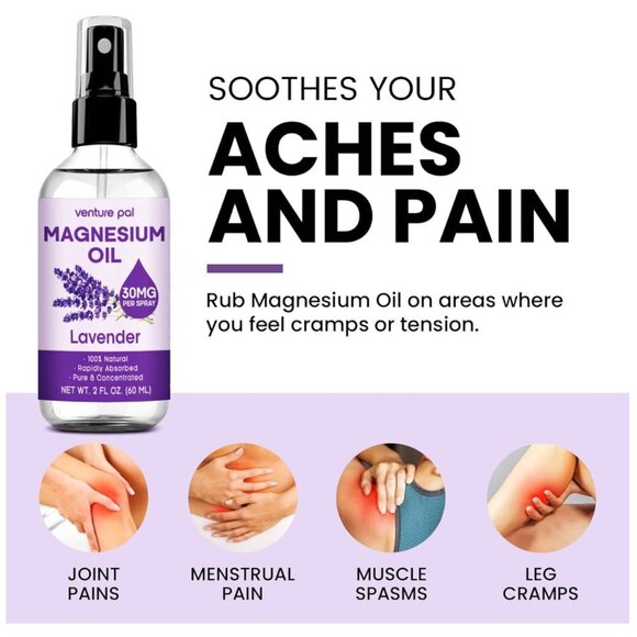 (NWT) MAGNESIUM OIL SPRAY Bundle of 2 Sets of 3, (6 Bottles Total) All Natural - Picture 7 of 7